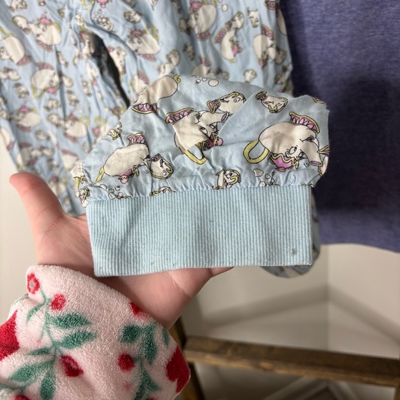 Disney Primark Beauty and the Beast Chip Pajama Set Size M - Picture 6 of 7